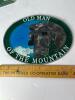 AMIA Old Man of the Mountain Hand-Painted Glass Oval Window Art - 4