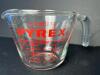 Pyrex Glass Measuring Cup Set &ndash; 1, 2, and 4-Cup Sizes with Red Markings - 4