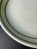 Italian Ironstone Serving Plate, Hand-Decorated with Green Bands - 3