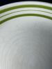 Italian Ironstone Serving Plate, Hand-Decorated with Green Bands - 4