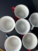 Six Red, White & Blue CorningWare 20 oz Stoneware Mugs - 4