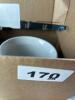 Six Red, White & Blue CorningWare 20 oz Stoneware Mugs - 7