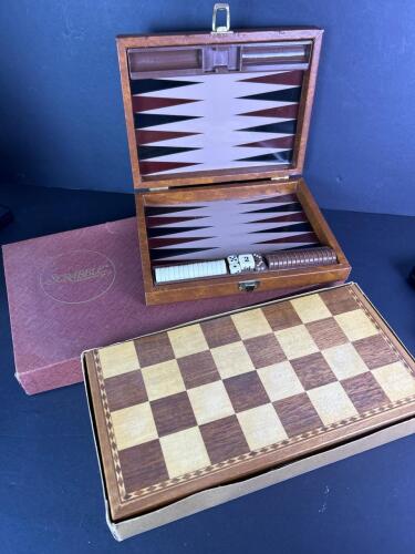 Scrabble, Backgammon and Chess Sets Games