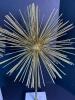Two MCM-Style Gold Metal Starburst Sculptures - 4
