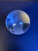 Glass Crystal Globe Paperweight With Etched Continents - 3