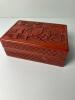 Chinese Hand-Carved Cinnabar Lacquer Box