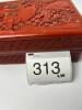 Chinese Hand-Carved Cinnabar Lacquer Box - 6