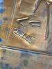 Two Hand-Embossed Copper Panels Featuring Cranes in A Marsh - 4