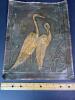 Two Hand-Embossed Copper Panels Featuring Cranes in A Marsh - 5
