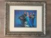 Framed Disney Frozen Holographic Print Featuring Elsa, Anna, Kristof 21&rdquo; x 25&rdquo;f, Olaf & More, Ornate