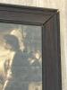 Antique 21&rdquo;x34&rdquo; Framed Sepia Knight Print with Dark Wood Beveled Frame - 3