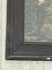 Antique 21&rdquo;x34&rdquo; Framed Sepia Knight Print with Dark Wood Beveled Frame - 4