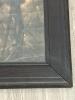 Antique 21&rdquo;x34&rdquo; Framed Sepia Knight Print with Dark Wood Beveled Frame - 5