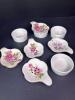Norcrest Japan Porcelain Tea Strainers And Bowls