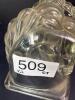 Pair Of Clear Glass Horse Head Bookends - 6