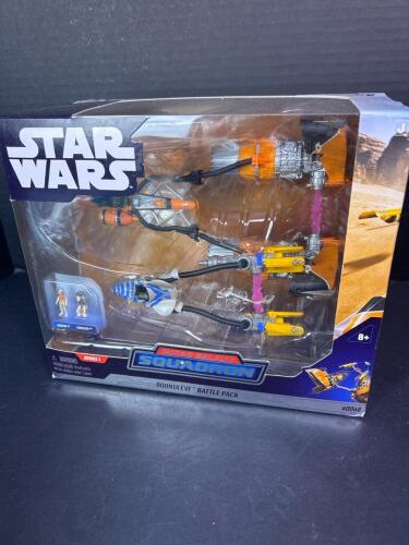 New Star Wars Micro Galaxy Squadron Boonta Eve Battle Pack Series 1 Anakin & Sebulba Podracers