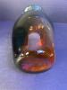 Emerald Green Signed Art Glass Vase - 4