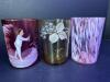 Antique Bohemian Art Glass Tumblers & Decanter - 5