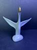 Small Holl&oacute;h&aacute;za Porcelain Flying Goose Figurine, Hand-Painted with Gold Accents - 2