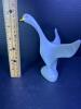 Small Holl&oacute;h&aacute;za Porcelain Flying Goose Figurine, Hand-Painted with Gold Accents - 3