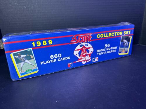 Sealed 1989 Score Major League Baseball Collector Set