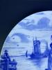 Villeroy & Boch Dutch Windmill Scene Blue Transferware Plate - 2
