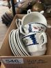 Adams Lancaster English Ironstone Teacup & Saucer Set - 6