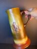 Villeroy & Boch German Art Pottery Pitcher With Monk Motif