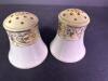 Noritake Japan Gold Gilted Plates, Bowl, & Shakers - 4