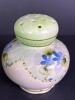 Hand-Painted Japanese Blue Floral Porcelain Salt Shaker