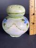 Hand-Painted Japanese Blue Floral Porcelain Salt Shaker - 3