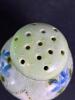 Hand-Painted Japanese Blue Floral Porcelain Salt Shaker - 4