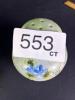 Hand-Painted Japanese Blue Floral Porcelain Salt Shaker - 6