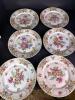 Schumann Dresden Bavaria & Victoria Czechoslovakia Floral Porcelain Plates & Bowl - 4