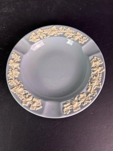 Small Vintage Wedgwood Embossed Queens Ware Ashtray