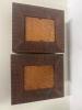 Pair Deep Wooden Framed Sepia Toned Prints Children with Cats & Woman on Horseback 6 x 5 - 5