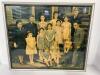 Colorized Framed Family Log Home Photo Print 18" x 15"