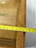 Peterboro Basket Co Divided Wooden Serving Tray With Plastic Liner - 5