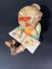 Large Goebel Hummel "Bookworm" Girl Reading Figurine (Repair Pictured) - 2