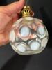 Dot Opalescent Glass Miniature Oil Lamp Acorn Burner - 3