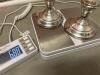 Pair Sterling Weighted Candlesticks - 6