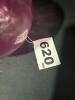 Hand-Blown Marbled Pink Glass Ornament Ball - 6