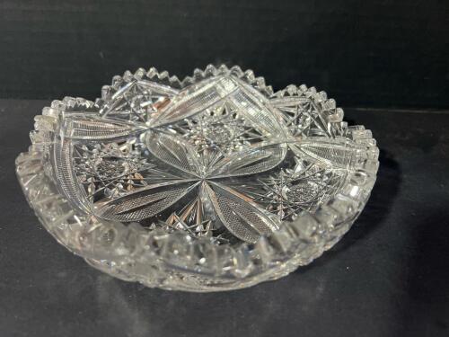 Cut Glass 7" Crystal Bowl