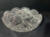 Cut Glass 7" Crystal Bowl