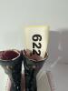 Antique Style Ceramic Pen Holder Boots with Boot Jack - 7