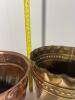Copper & Brass Decorative Planters - 8
