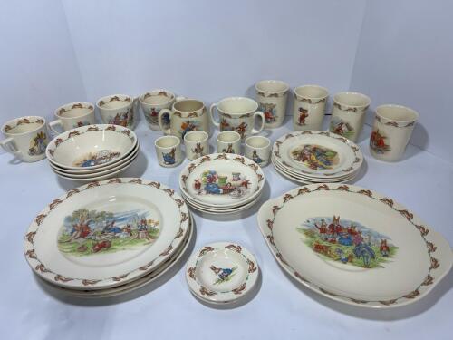 Royal Doulton Bunnykins Barbara Vernon Nurseryware Set