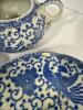 Japanese Blue & White Porcelain Phoenix Tea Set - 7