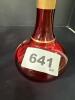 Mary Gregory Style Cranberry Glass Decanter with Hand-Painted Boy Scene - 5