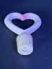 Fenton Hand-Painted Heart Topped Vase - 5